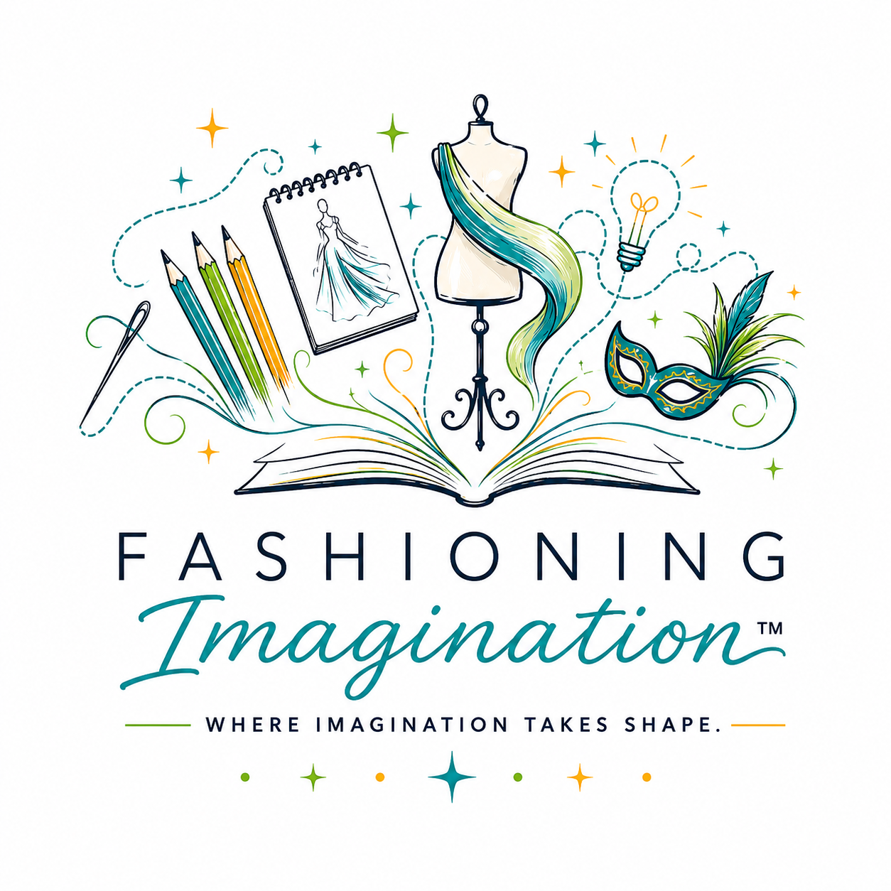 Fashioning Imagination illustrated logo