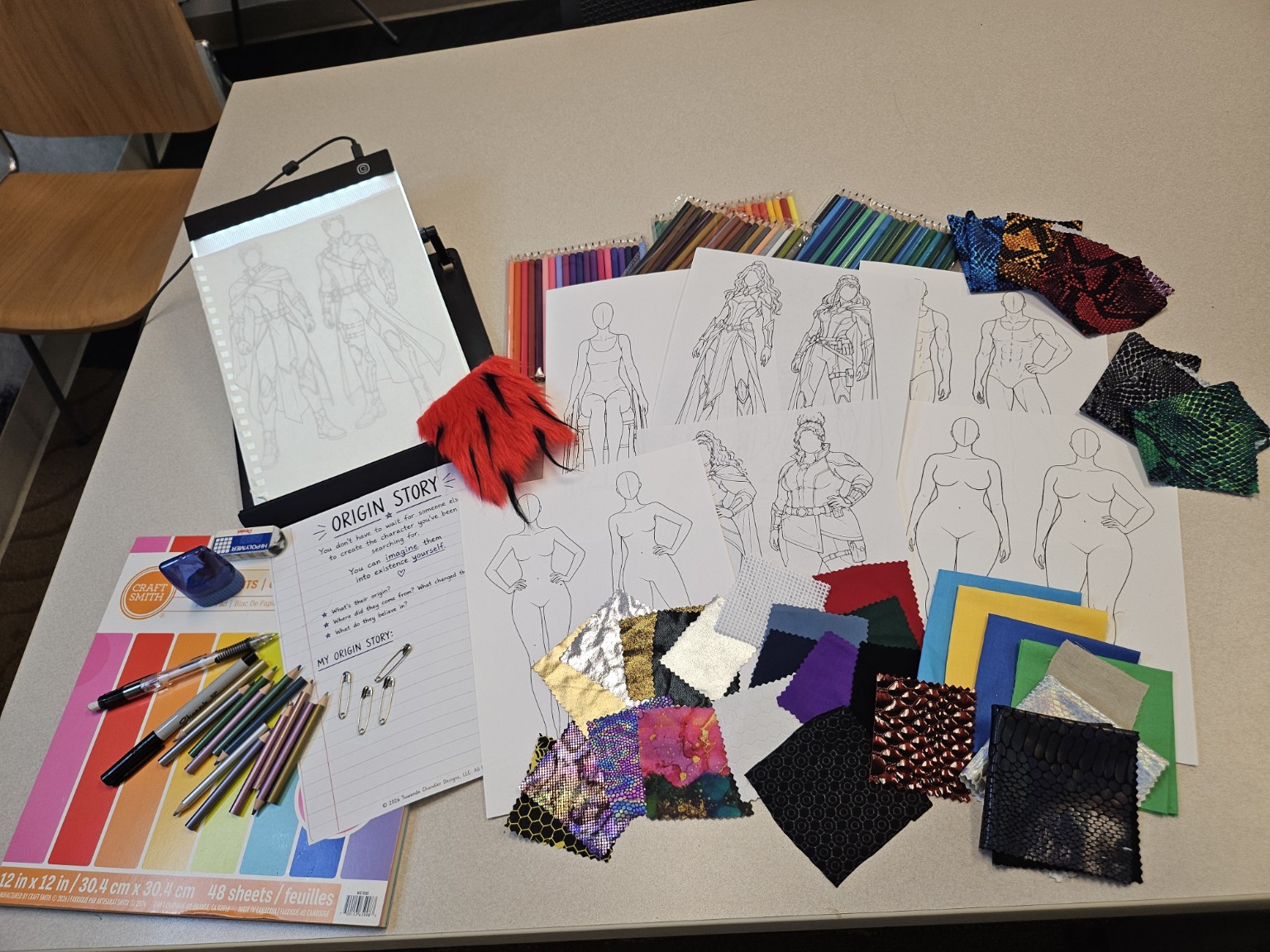 Cosplay Character Costume Design Lab studio and design example 1